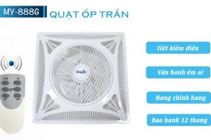Quạt Ốp Trần Dasin MY-888G Giá Rẻ – Chất Lượng